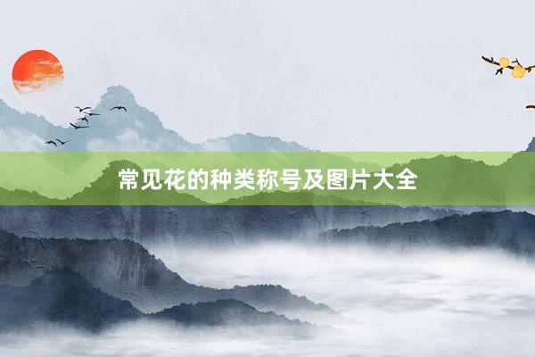 常见花的种类称号及图片大全
